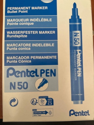 Pentel N50 marker new, blue