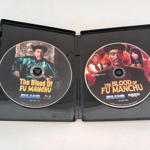 The Blood of Fu Manchu 4K Ultra HD Blu-ray used, adventure, subtitles
