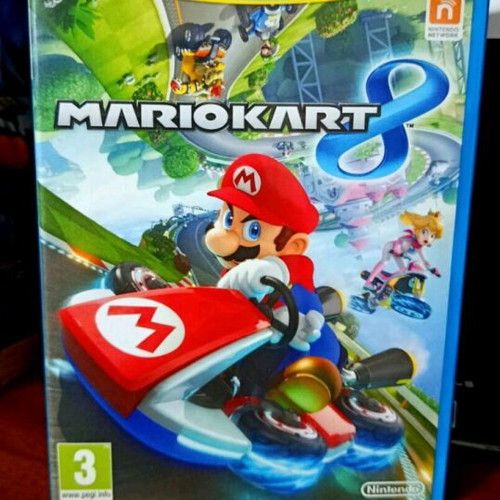 Wii U Kart inflatable with steering wheel new, sealed with Mario Kart 8 game