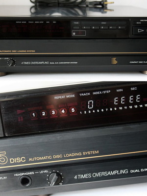 VINTAGE SONY 5 DISC CD COMPACT DISC PLAYER CDP-C50M AUTOMATIC DISC LOADING JAPAN