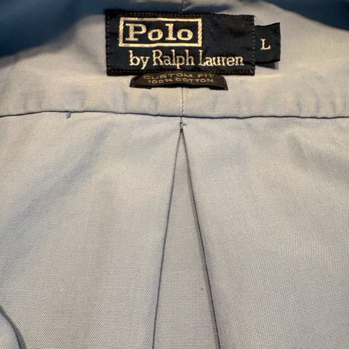 Ralph Lauren polo shirt used, blue, size L