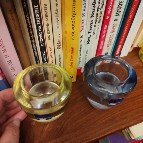 Leonardo vase and candle holder set like new