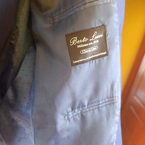 Men's suit blue like new, size 44 (L)