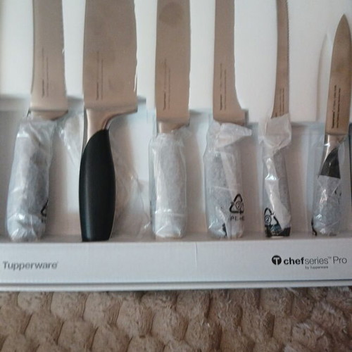 Chef Series Pro Tupperware knife set new