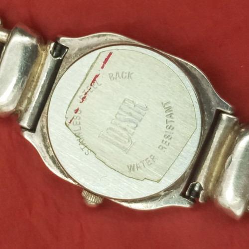 Loisir 925 silver watch used, 14k gold plated, 18cm