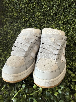 Adidas Campus 00s Beta sneakers like new, women's size 38.5, white and grey