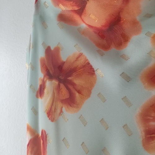 Abstracto dress used, satin print, size S