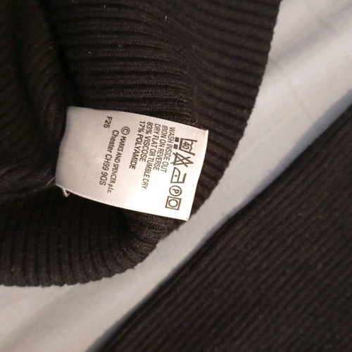 Marks and Spencer black turtleneck like new