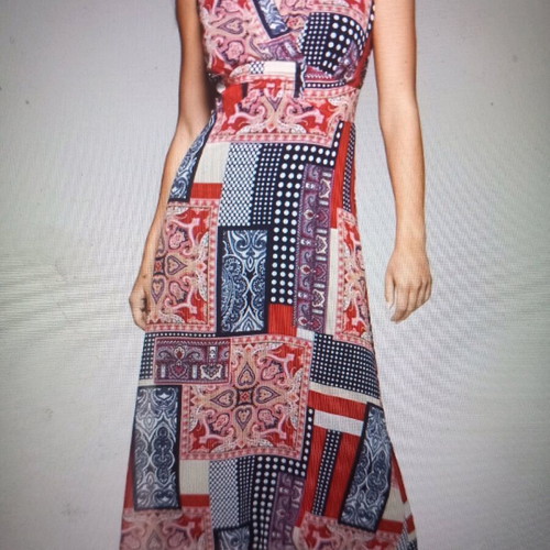 M&Co dress sleeveless with asymmetric hem new, size 48