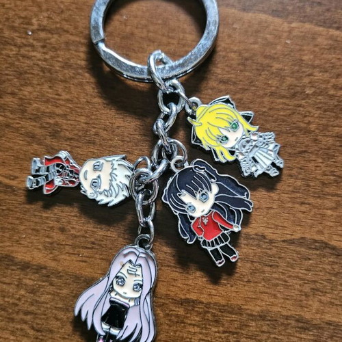 Fate/Stay Night keychain like new, silver