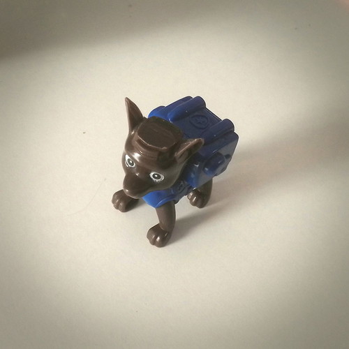 Paw Patrol Police Dog Figure used