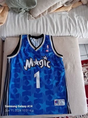 Φανέλα NBA Orlando Magic McGrady μεταχειρισμένη, μέγεθος L, γνήσια