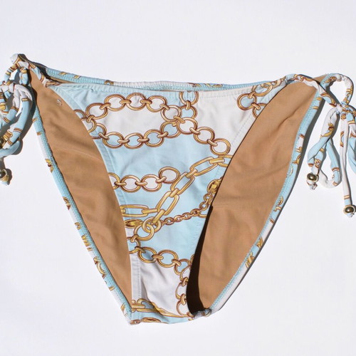 Cia Maritima Brazil bikini bottom cheeky medium like new turquoise gold