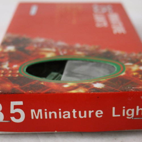 Christmas spiked multicolor lights 35 vintage
