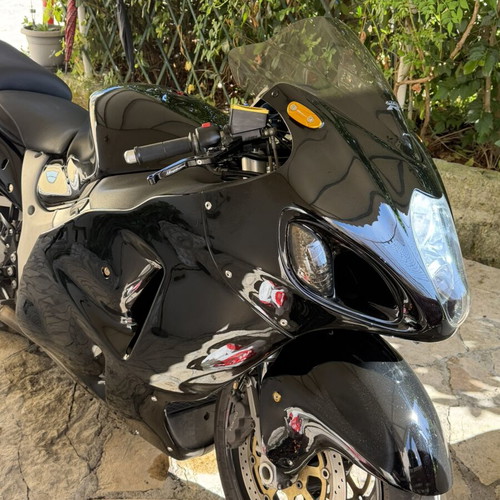 Suzuki Hayabusa Gen 1 used, black road motorcycle