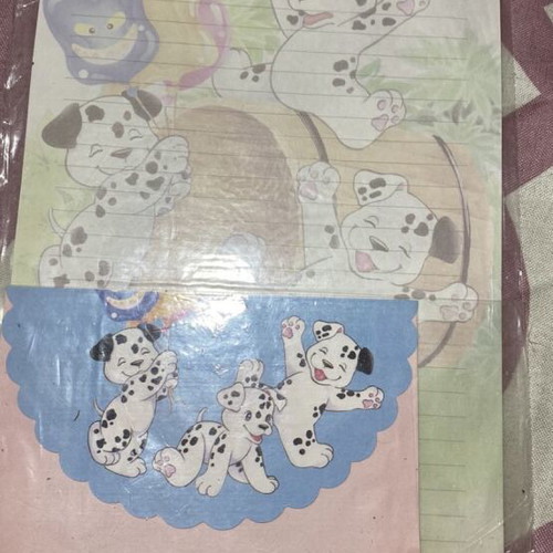 Vintage dog stationery collection like new, 3 sheets 3 envelopes