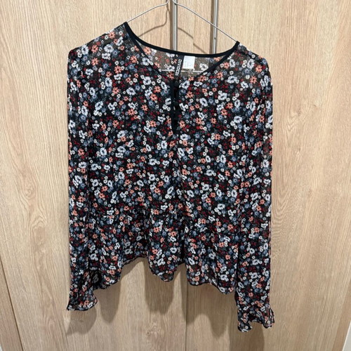 Transparent shirt size 42 H&M like new, multicolor