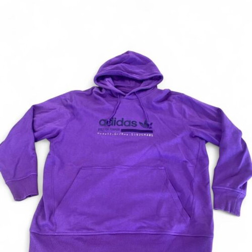 Adidas oversized purple hoodie