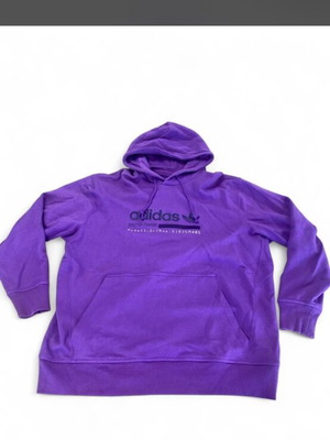 Adidas oversized purple hoodie