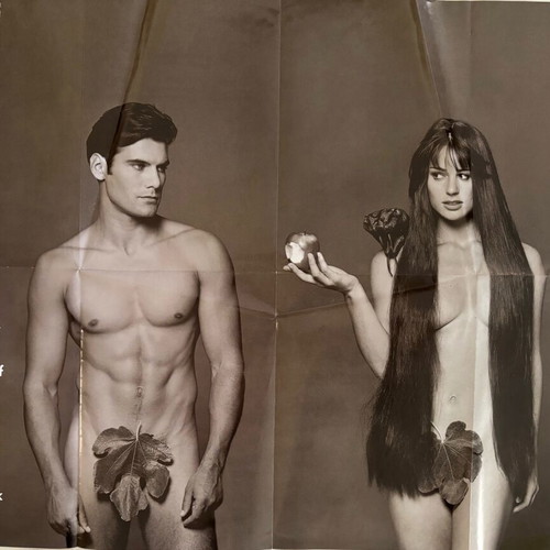 Collectible poster 1993 Adam and Eve Mississippi Jeans