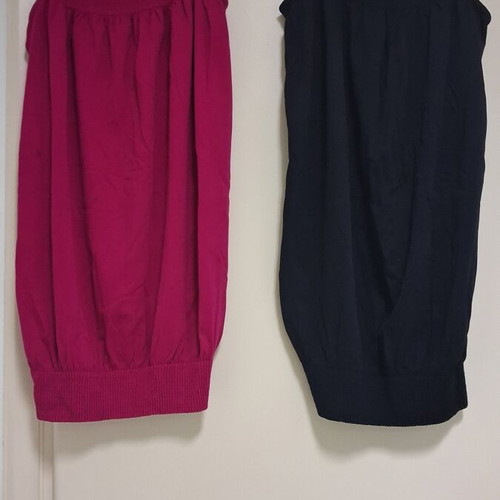 Sleeveless tops Tyr used, size S/M, black and pink