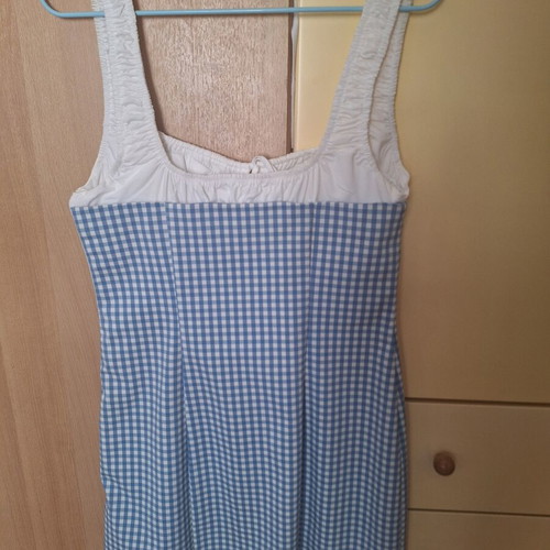 Zara dress size S, white and blue