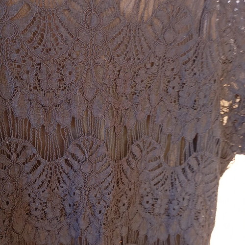 Black dress with lace like new, size S