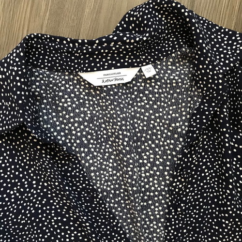 & Other Stories Mini Dress XS Like New, Blue and White