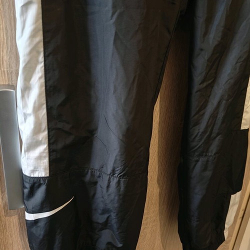 Nike women's track pants used, black and white, XS/S