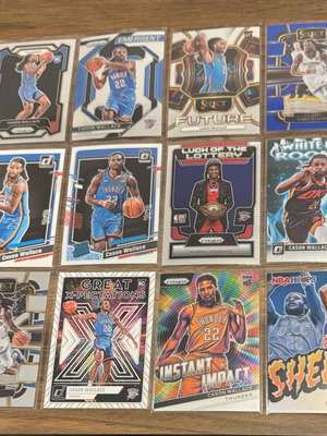 Panini NBA Cason Wallace Rookie Cards σαν καινούργιο, πακέτο 12 καρτών