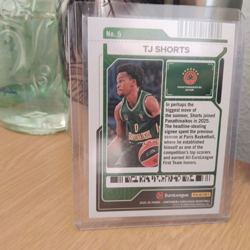 Euroleague Game Ticket Cards pack like new with Kendrick Nunn, Sasa Vezenkov, TJ Shorts