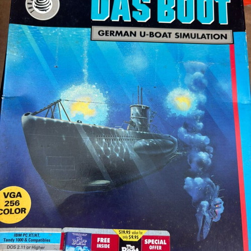 Das Boot Big Box PC simulation game used