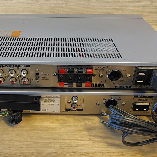 Sony Vintage Hi-Fi Set TA-V5 Amplifier & ST-V5 Tuner