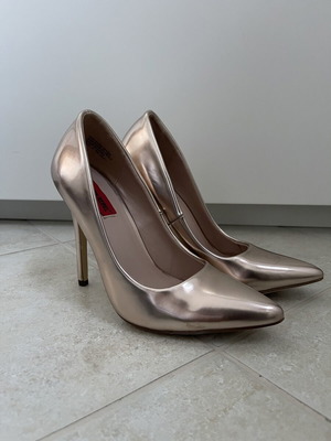 London Rebel pink-gold pumps like new, size 37