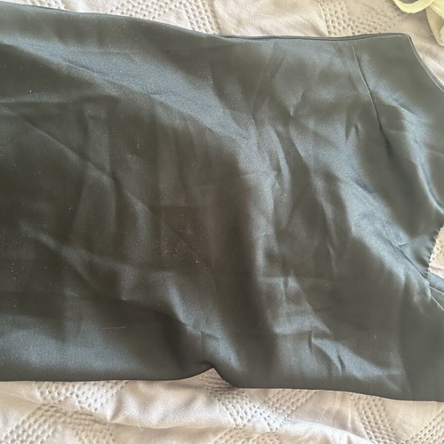 Satin blouse black size L like new