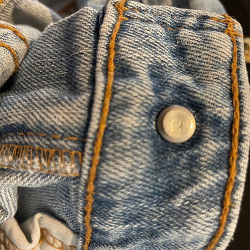 Levi’s low 519 low flare jeans like new, blue, size S