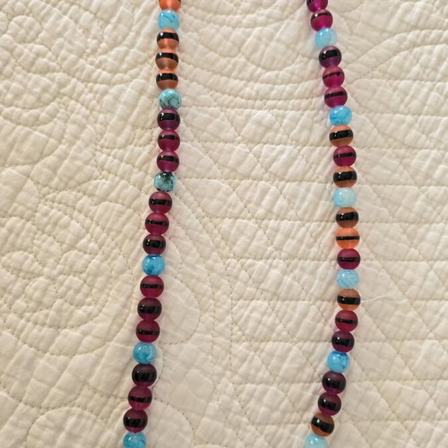 Iris multicolor necklace like new