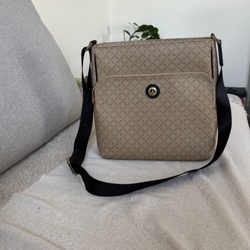 La tour Eiffel crossbody bag like new, black and beige