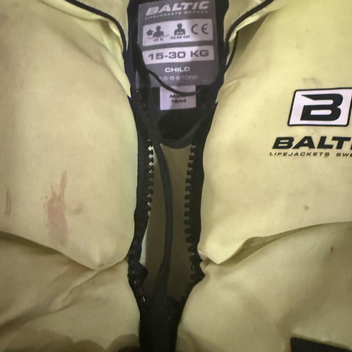 Baltic children's life jacket used, some stains