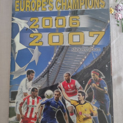 Europe Champions 2006/07 sticker album used