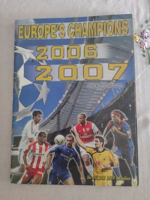 Europe Champions 2006/07 sticker album used