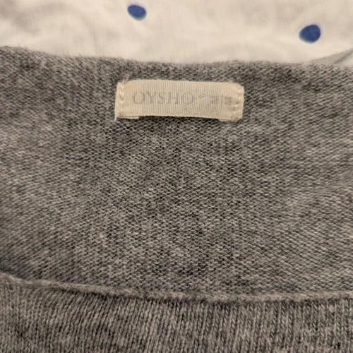Oysho jumper like new, white and grey, size M