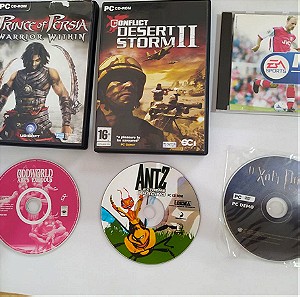 Παλιά Παιχνίδια PC Prince Of Persia/Conflict Desert Storm/FIFA 99/Oddworld Abe's Exoddus/Antz Racing
