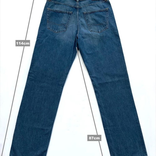 Hugo Boss Texas men's jeans used, straight fit, blue, size W34 L34