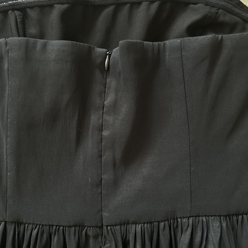 Befree black strapless dress with full skirt, size M