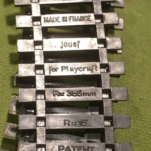 Jouef curved rails code 870 used, pack of 10, HO scale 1/87