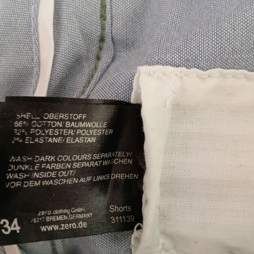Zero women's shorts like new, blue, size L