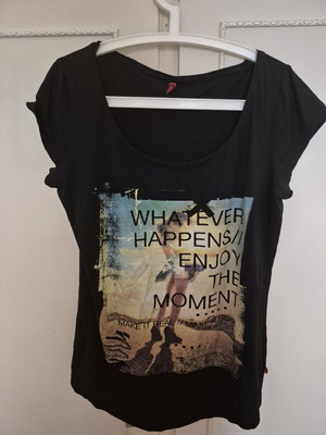 S.Oliver T-shirt XL black like new, very soft cotton