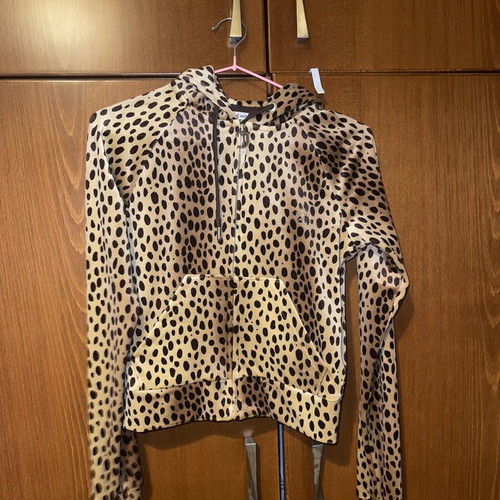 Juicy Couture Leopard velvet set like new, XS
