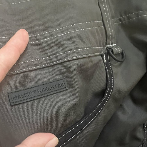 Mascot men's work pants size 50 like new, dark gray